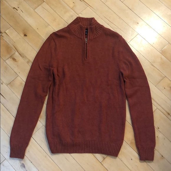 Men’s 1/4 Zip Sweater - Picture 1 of 2